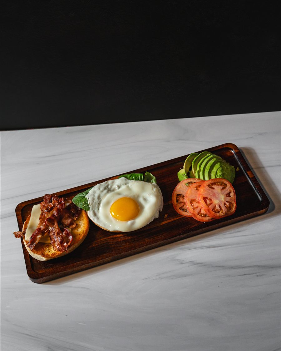 A closer look at the loaded avocado toast